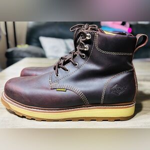 Bonanza Brown Leather Men's Boots- Size 13